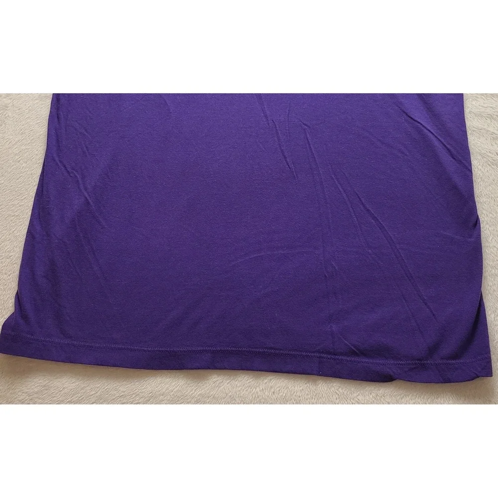 Nike Just Do It Graphic T-Shirt Men's Large Purple Box Logo Cotton Short sleeve